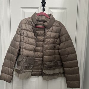 Tahari Dark Brown Insulated Jacket